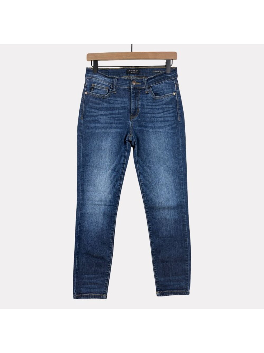 Judy Blue Relaxed Fit Jeans Womens 5/27 Blue Five Pocket Zip Fly Stretch